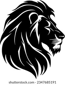 Lion | Minimalist and Simple Silhouette - Vector illustration