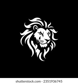 Lion | Minimalist and Simple Silhouette - Vector illustration