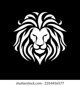 Lion | Minimalist and Simple Silhouette - Vector illustration