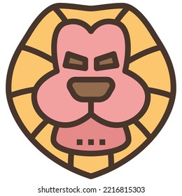 lion modern concept ui ux icon for website, app, presentaion, flyer, brochure etc.