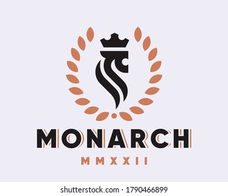 Lion modern logo design editable for your business.
