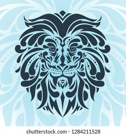 lion ornamental silhouette