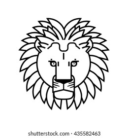lion outline