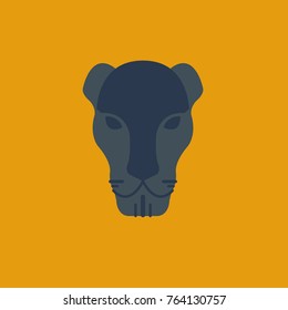 Lion or Panther Head. Vector, Illustration