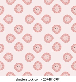 Lion pattern seamless in freehand style. Head predator on colorful background. Vector illustration for textile prints, fabric, banners, backdrops and wallpapers.