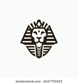 Logotipo do faraó leão à venda.