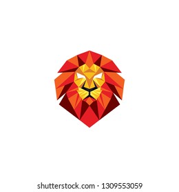 lion pixel logo