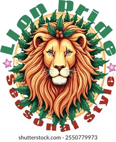 Lion pride Seasonal Style T-Shirt Design