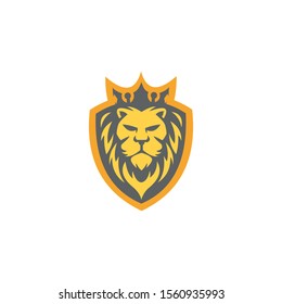 Lion King Mascot Logo King Jungle Stock Vector (Royalty Free) 1608877594