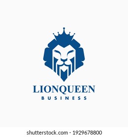 lion queen logo legendary business