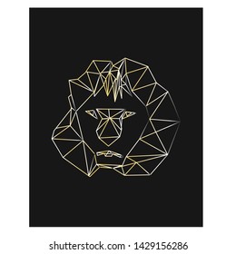 lion roar colorful vector logo for t-shirt painting modern vibrant freedom abstract painting, king