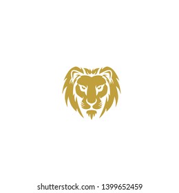 Lion roar logo design modern template