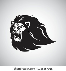 Lion Roar Logo Vector Mascot Design Template