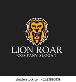 lion roar  Vector Logo Design