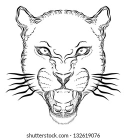 Lion Roaring