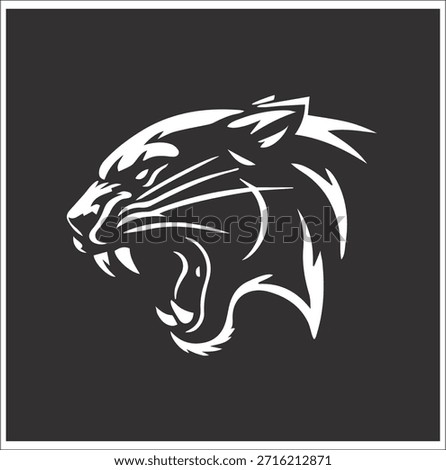 lion roaring black and white background