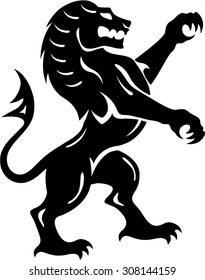 1,151 Lion rampant Images, Stock Photos & Vectors | Shutterstock