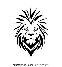 Lion Samoan Tribal Tattoo Design Vector