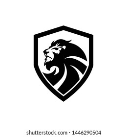 Lion And Sheild Logo Template