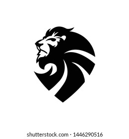 lion and sheild logo template