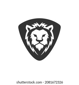 lion shield Illustration Template Icon emblem Isolated