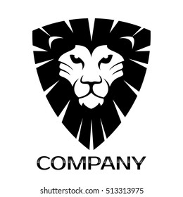 Lion shield logo