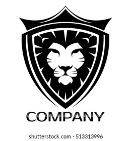 Lion shield logo
