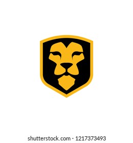 Lion shield logo design inspiration