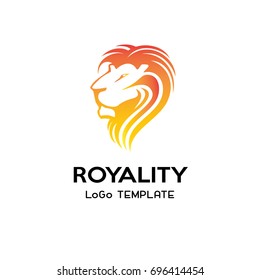 Lion shield logo design template ,Lion head logo ,Element for the brand identity ,Vector illustration
