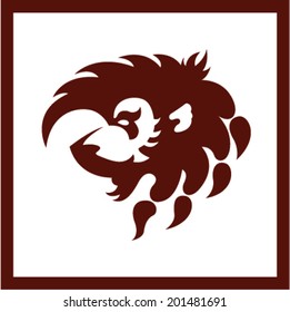 Lion silhouette