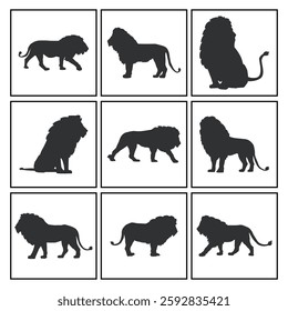 Lion Silhouette Pack - Lion icons