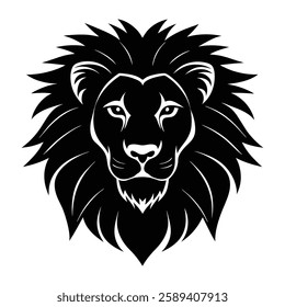  Lion silhouette, Lion PNG, Lion Face