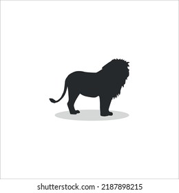 Lion silhouette vector illustration design