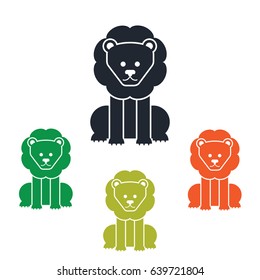 Lion simple icon