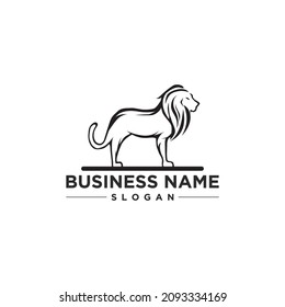 Lion Simple Luxury Logo Vector and Stock Images