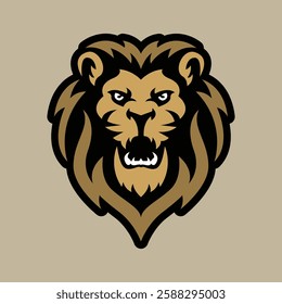 Lion simple modern vector illustration design