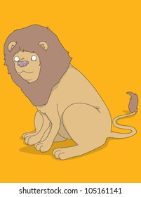 Lion Sitting