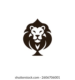 Lion Spades Logo for sale.