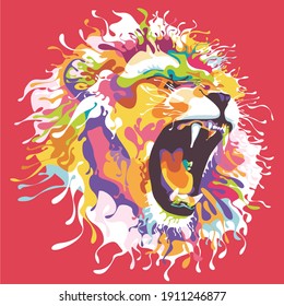 The lion is a species in the family Felidae and a member of the genus Panthera. It has a muscular, deep-chested body, short, rounded head, round ears, and a hairy tuft at the end of its tail.