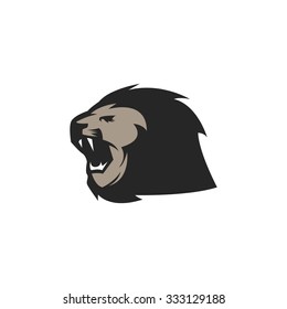 Lion Sport Logo Vector Template