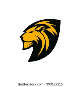 Lion Sport Logo Vector Template Stock Vector (Royalty Free) 333129215 ...