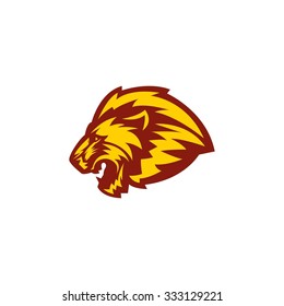 Lion Sport Logo Vector Template