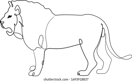 Goat Farm Animal Line Drawing Vector Stock Vector (Royalty Free) 1839639940