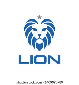 lion and star logo template