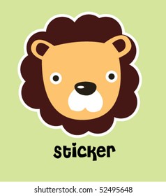 lion sticker 1