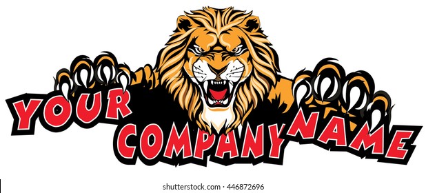 Lion Sticker Logo