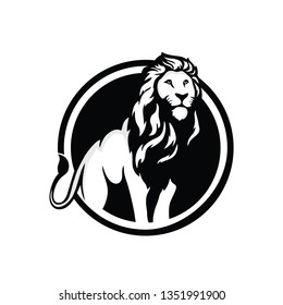 lion strong logo design