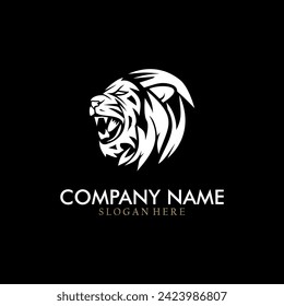Lion symbol. Elegant luxury Leo animal logo. Premium luxury brand identity icon. Vector illustration.	