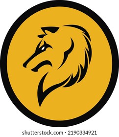 Lion Symbol Lion Head Mascot Logo Stock Vector (Royalty Free ...