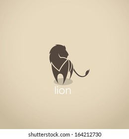 Lion symbol - vector illustration